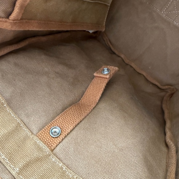 Alex Mill The Perfect Weekday Tote in Golden Khaki - Picture 10 of 11